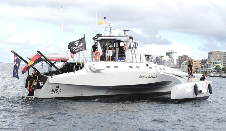 Indian Ocean Vessel Support operations in the Maldives